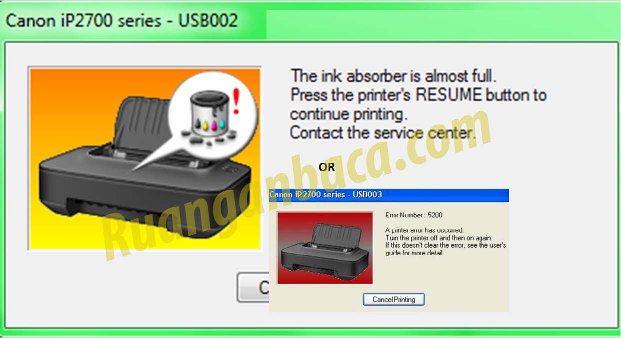 Cara Mengatasi Printer Canon Ip2770 Error Usb002
