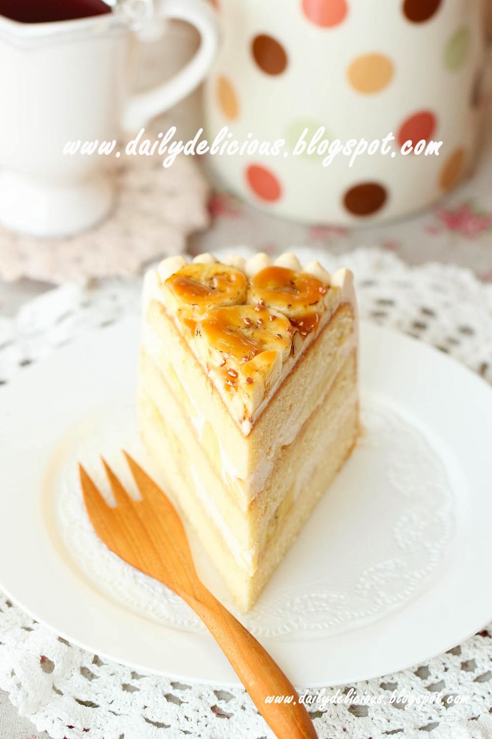 Banana Caramel Cream Cake Recipe Banana Caramel Cream Cake Recipe