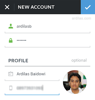 Isi data username password foto profil - Bagaimana Cara Mendaftar/Membuat Akun Di Instagram