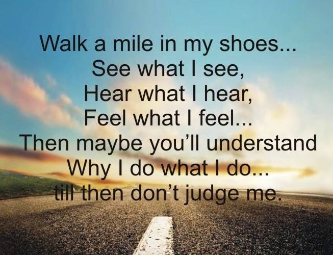 Walk A Day In Someone Else S Shoes Walk A Day In Someone Else S Shoes