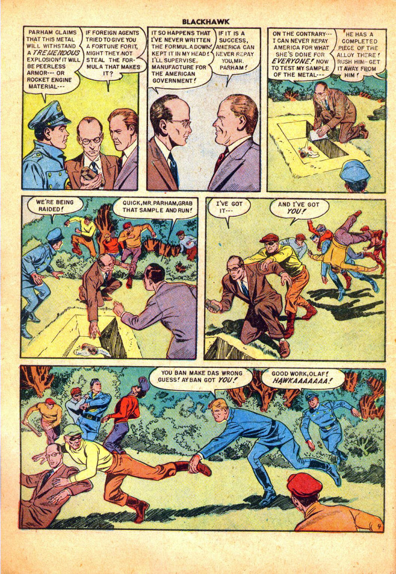 Read online Blackhawk (1957) comic -  Issue #30 - 6