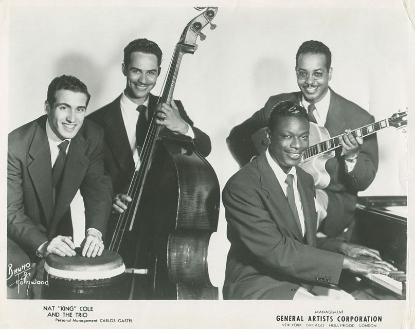 ephemera nat king cole trio 1950 ephemera nat king cole trio 1950