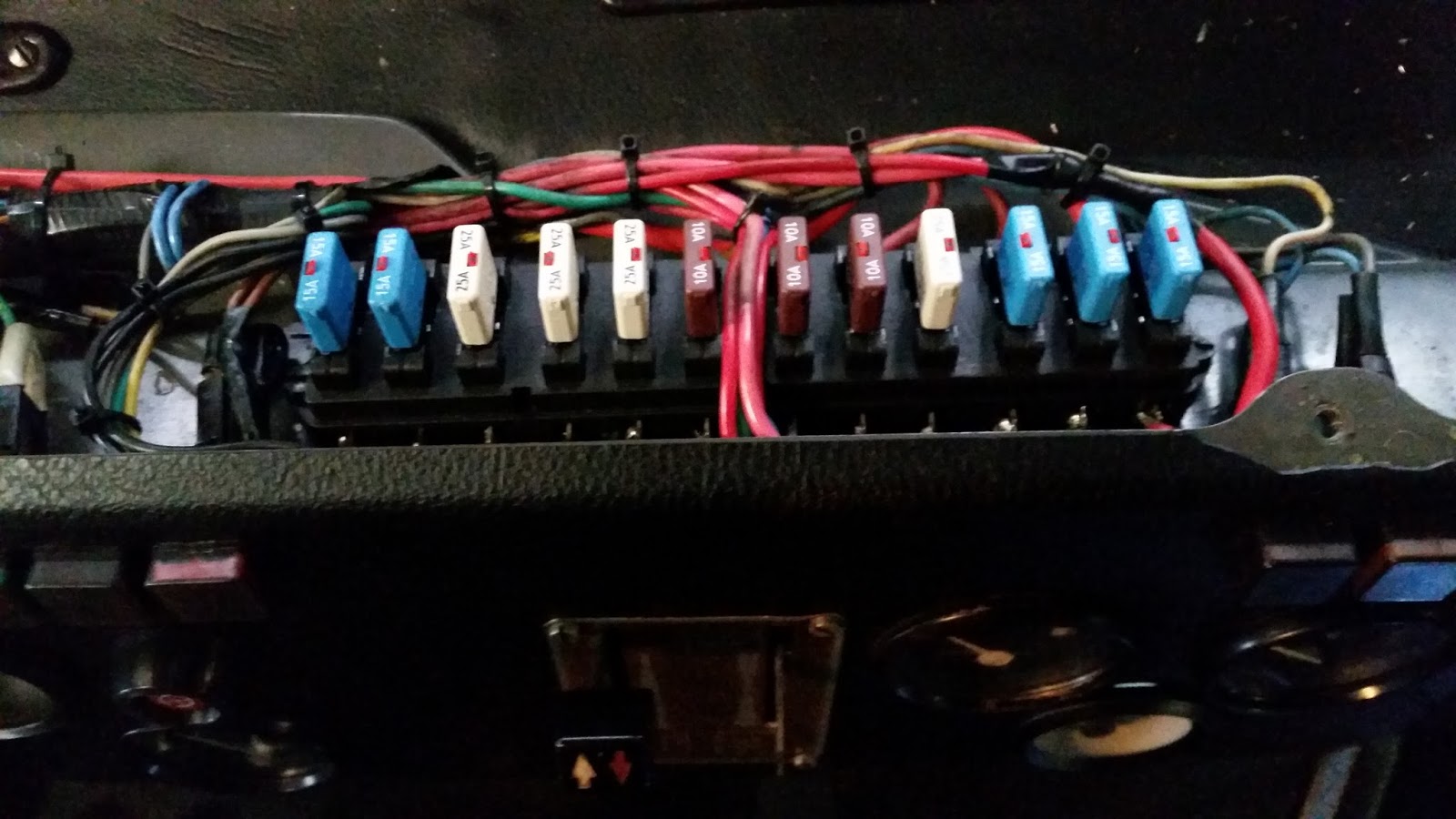 Tatra Overland Truck Build Electrical, Fuse Board