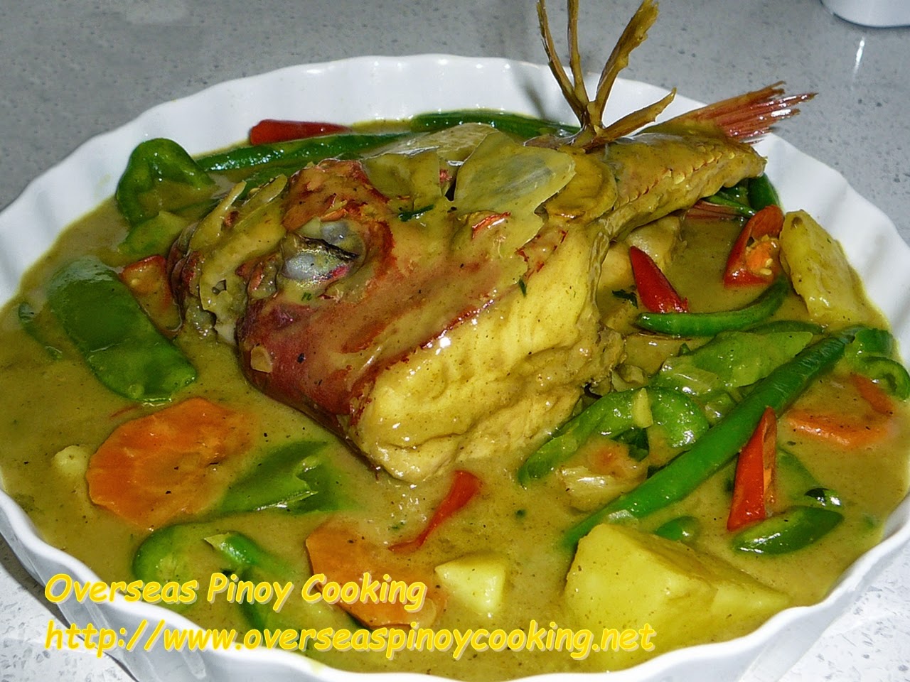 Pinoy Fish Head Curry