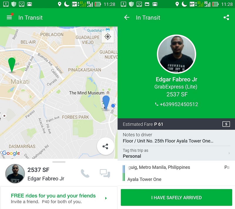 grab express review, how to use grab express