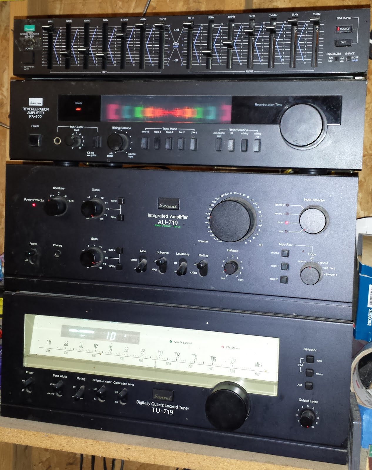 Sansui AU-719 - Integrated Amplifier | AudioBaza