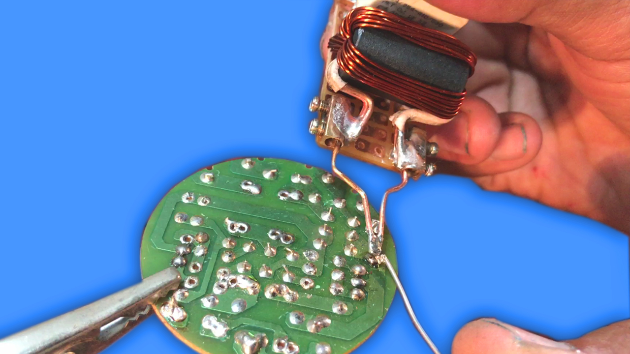 How to make instant heating soldering iron circuit