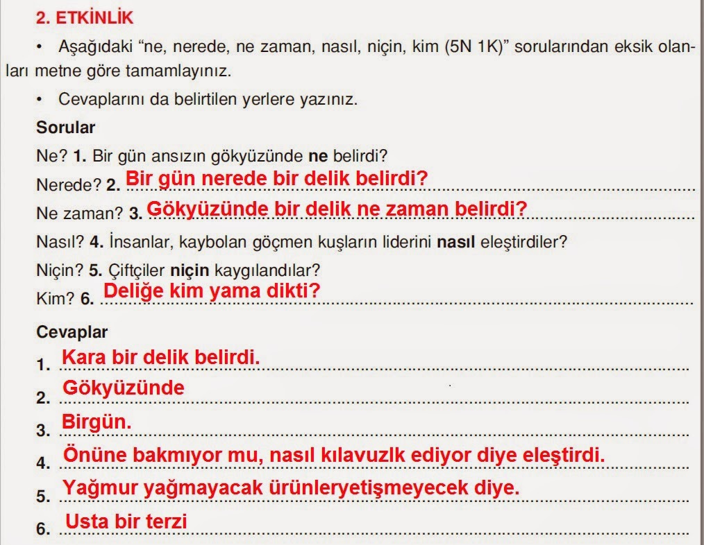 Sofi Hoca Ödev Sitesi Ders ve Çalışma Kitabı Cevap Anahtarı Ada