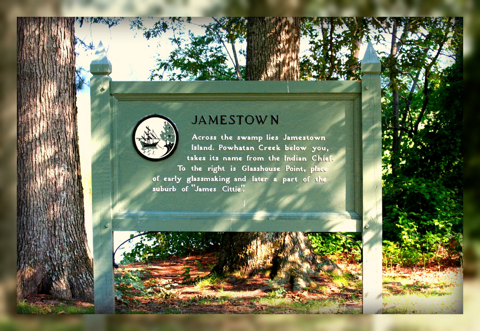 Living In Williamsburg, Virginia Jamestown Island In The Rough