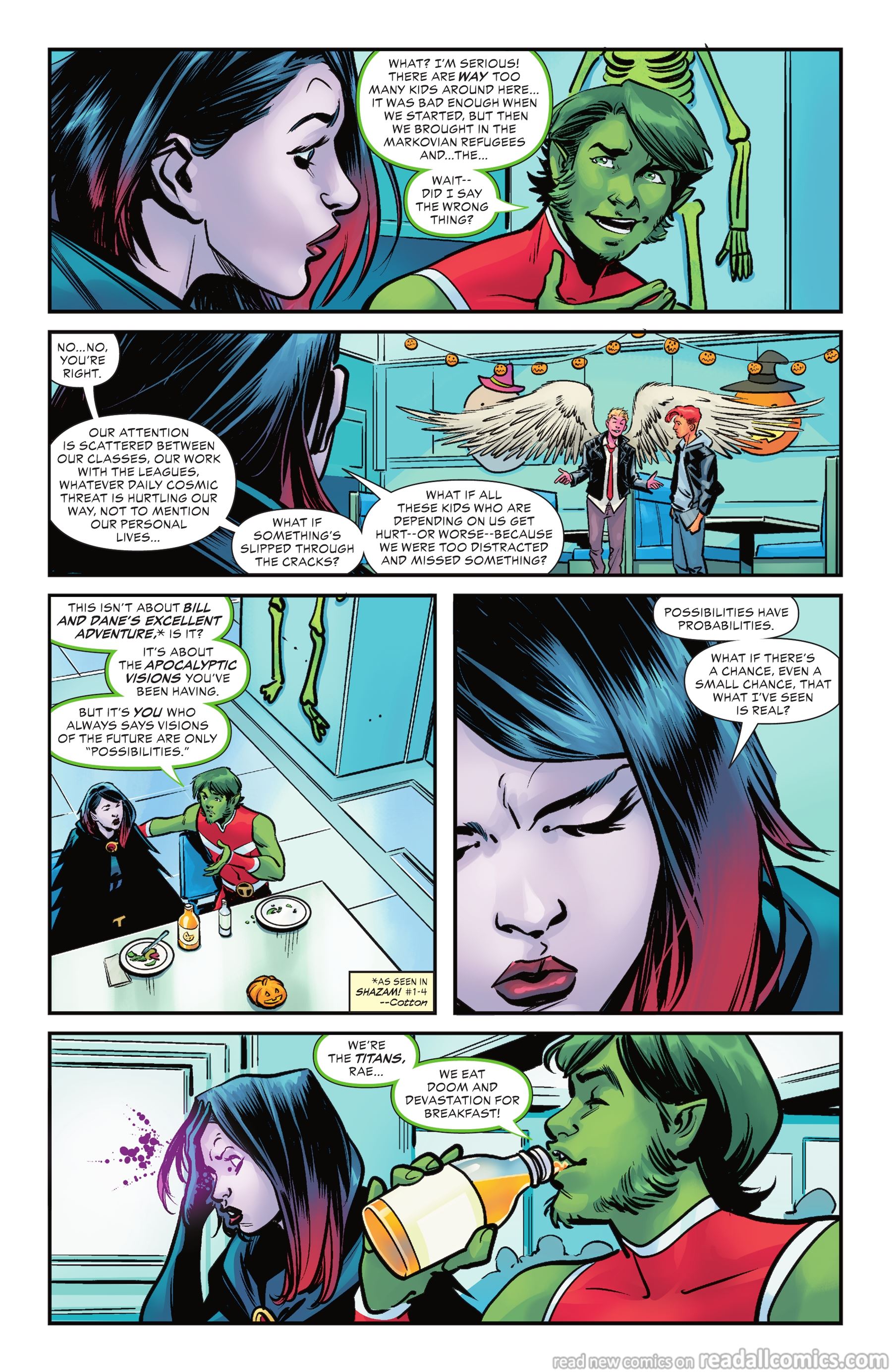 Teen Titans Academy #1 chapter 8 page 8