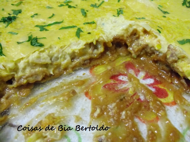 Coisas de Bia Bertoldo: Carne com Creme de Milho