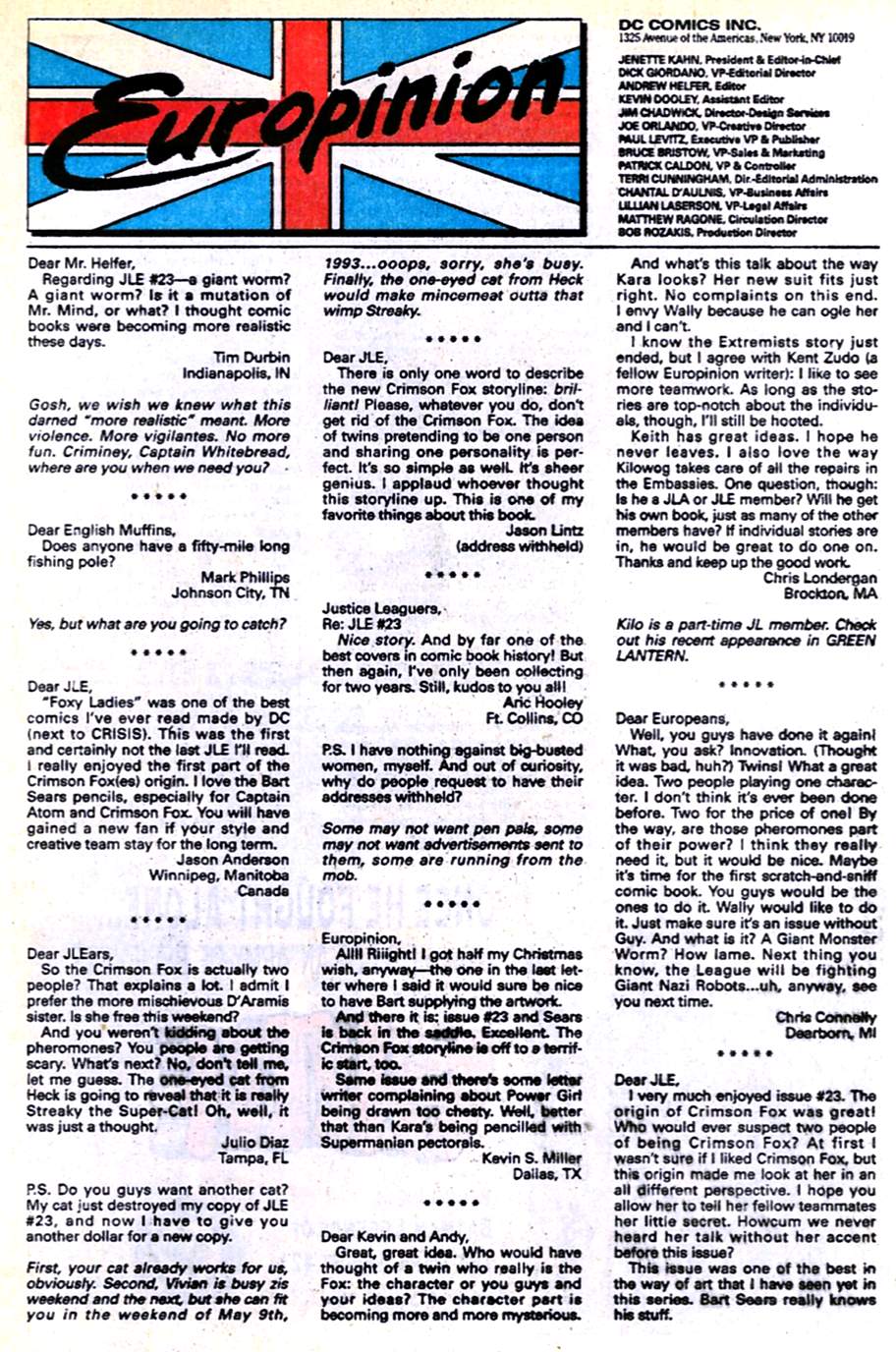 Read online Justice League Europe comic -  Issue #28 - 24