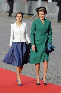 Queen Letizia - Queen Mathilde