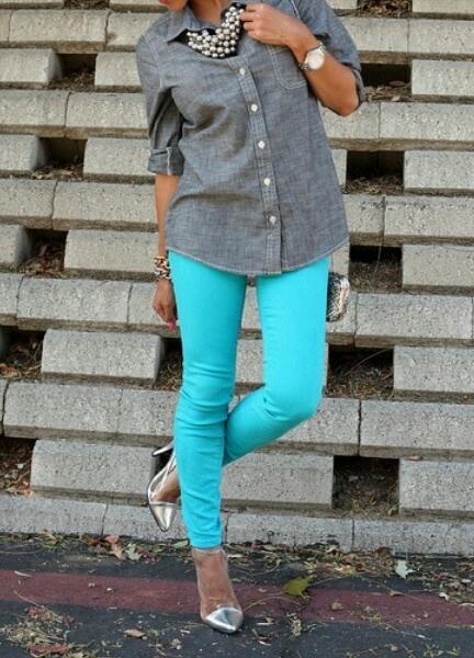 Fashion: All About Color Skinny Jeans