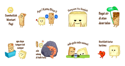 Line Creators Stickers Tofu And Tempeh