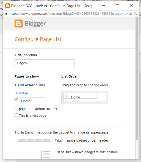 How to put put Posts into Pages in Blogger | Blogger-Hints-and-Tips
