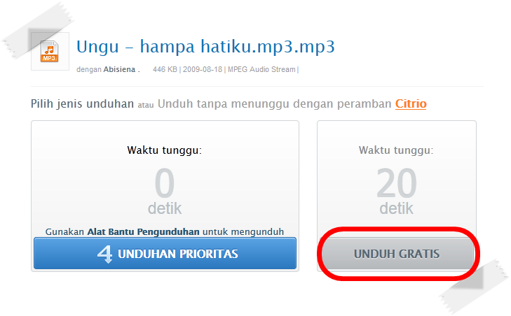 Cara Download Dari 4shared