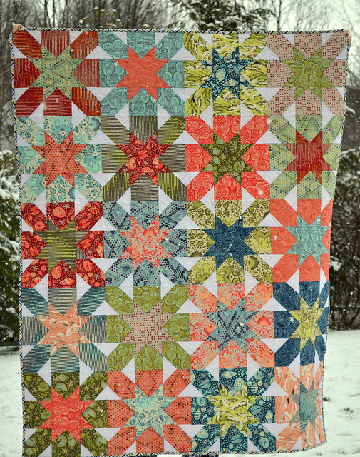 Quilt patchwork with simple and easy blocks Tutotial Free