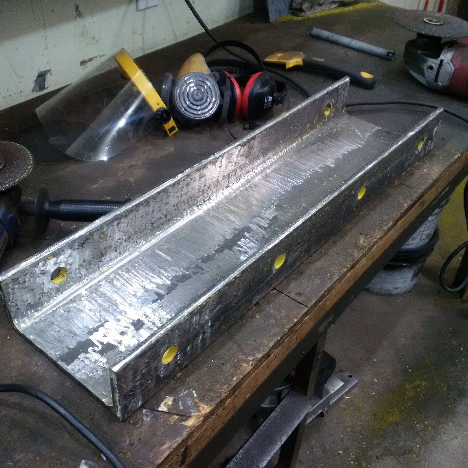 Another Day Another Project Diy 20 Ton Shop Press With Upside