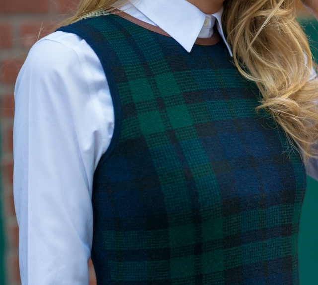 ralph lauren tartan plaid dress