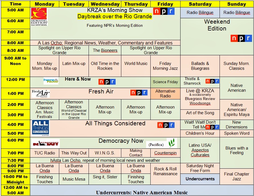 krza-radio-programming
