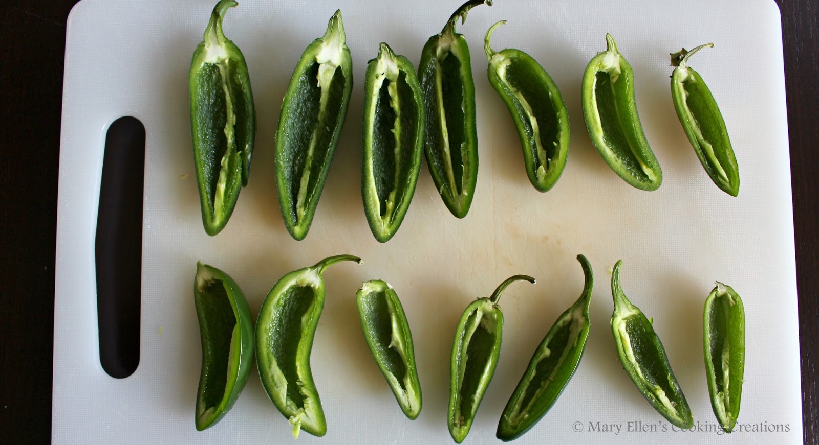 Mary Ellen's Cooking Creations Cheesy BLT Stuffed Jalapenos
