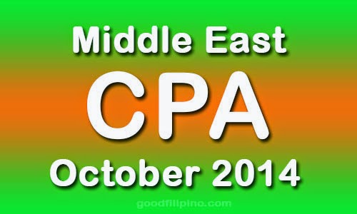 The Professional Regulation Commission announced the 11 passers of Certified Public Accountant Licensure Examinations in the United Arab Emirates, Saudi Arabia, and in Qatar in October 2014.