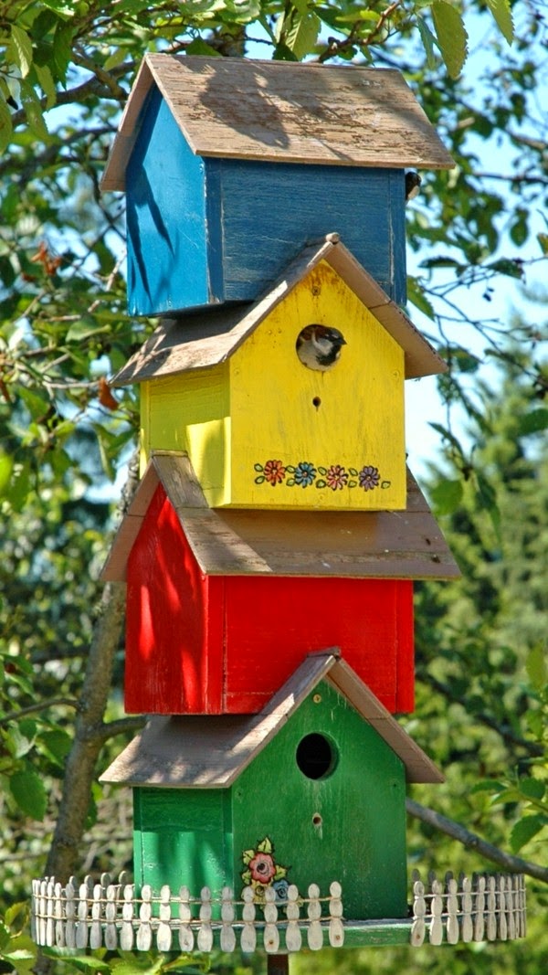 Beautiful colorful garden decoration