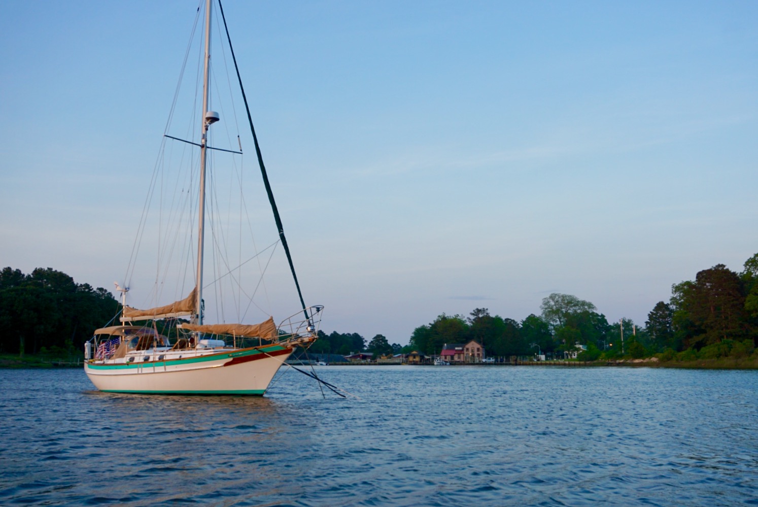 Chesapeake Bay Sailing Deltaville, VA to Onancock, VA Boat Life