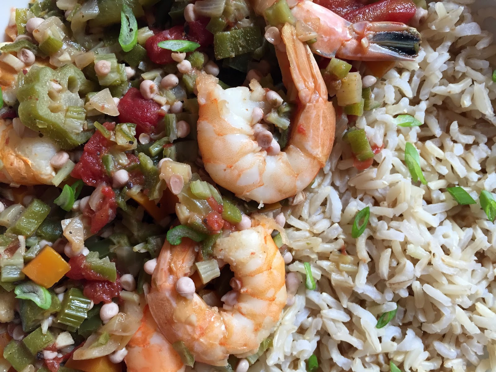 Inglourious Bananas Creole Shrimp and Okra Gumbo // Gumbo creole di