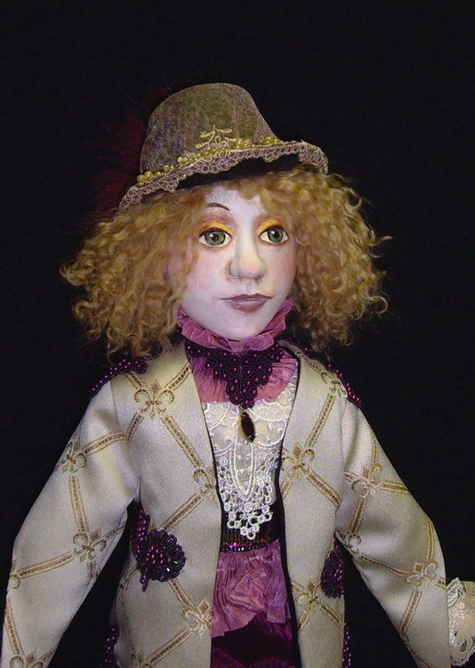 Carolines Handmades, Handmade DOLLS Finshed my 1st Air Dry Clay Doll