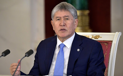 President of Kyrgyzstan Almazbek Atambayev.
