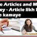 Write Articles and Make Money - Article likh kar paise kamaye