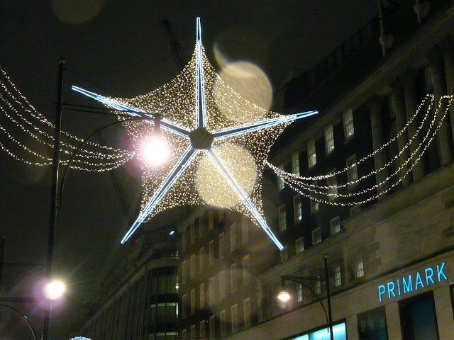 Londres Oxford Street à Noël