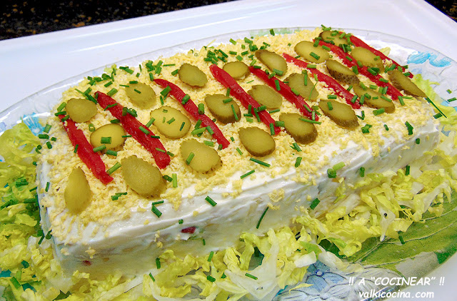 PASTEL DE POLLO  CON PAN DE MOLDE