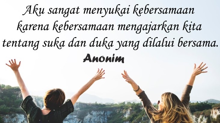 Kata Bahagia Sederhana Bersamamu / Kata kata bahagia tapi sedih kata