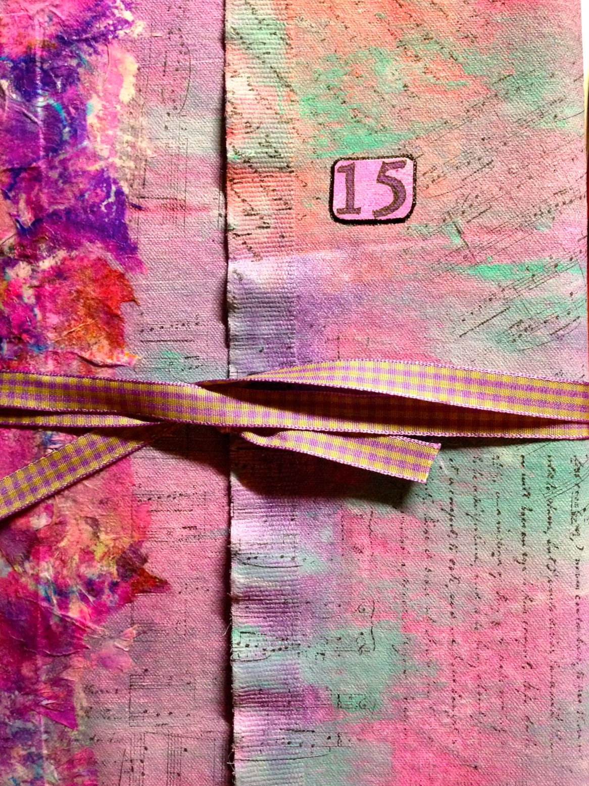 Giving Hands Creative 15 A Canvas Covered Art Journal BookinaDay 15