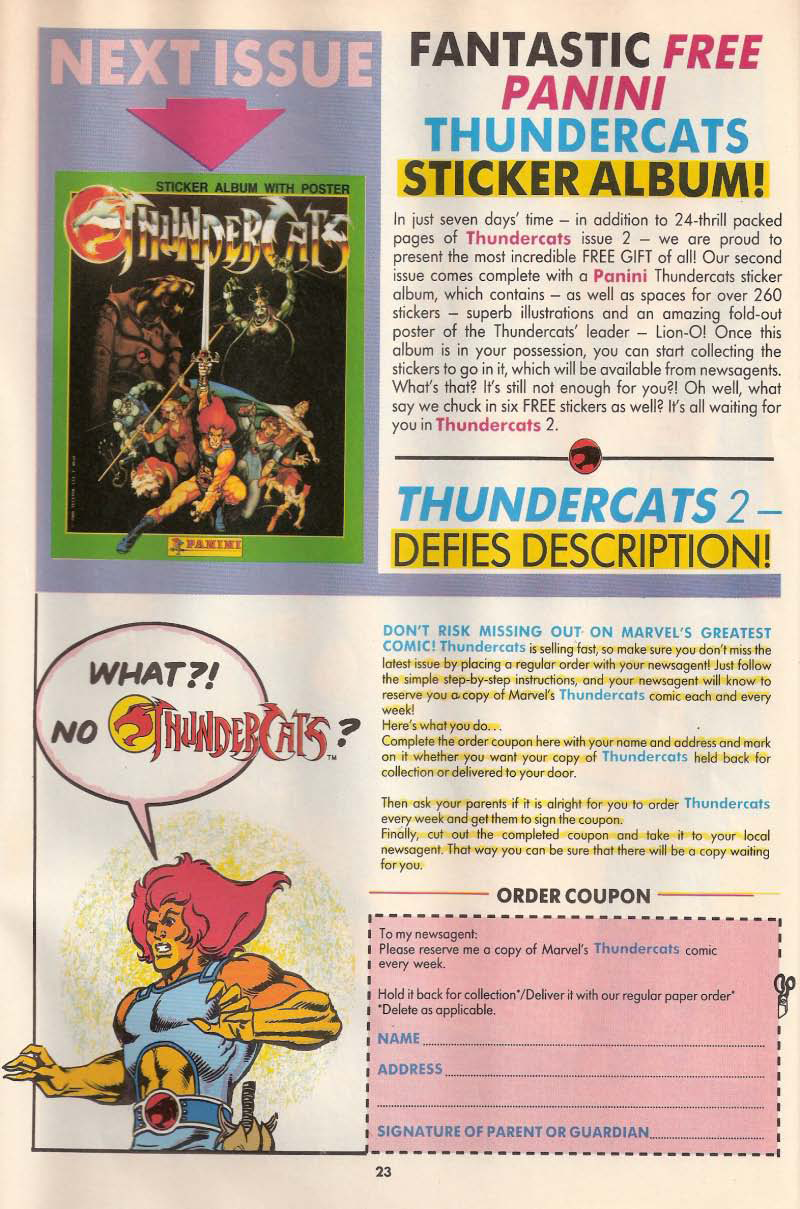 Read online ThunderCats (1987) comic -  Issue #1 - 18