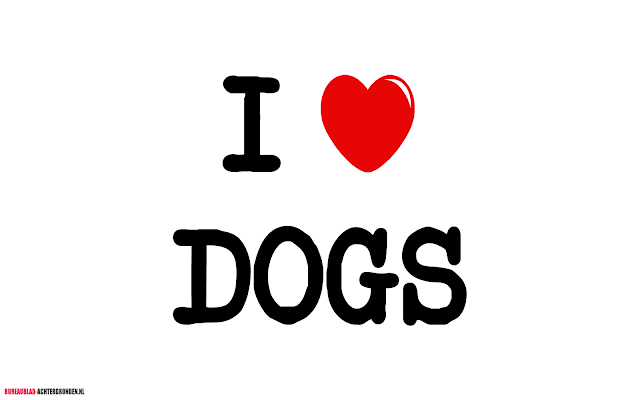 Afbeelding I love dogs