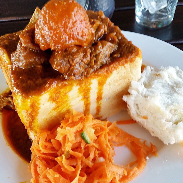 Hollywood Mutton Bunny Chow - Hollywoodbets Springfield Park, Durban Hollywood Mutton Bunny Chow - Hollywoodbets Springfield Park, Durban