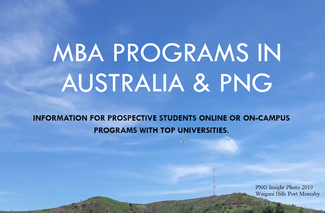 MBA Online in Australia and PNG