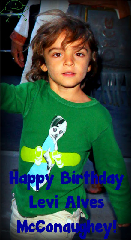 Miniature celebrity!: Happy 4th Birthday Levi McConaughey!