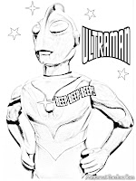 Belajar Mewarnai Gambar Ultraman