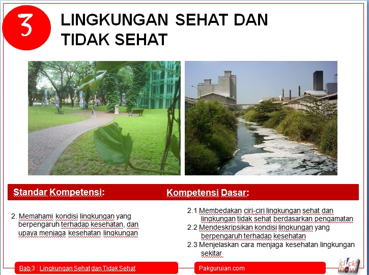 Lingkungan Sehat dan Tidak Sehat ~ Pak Guru Ian