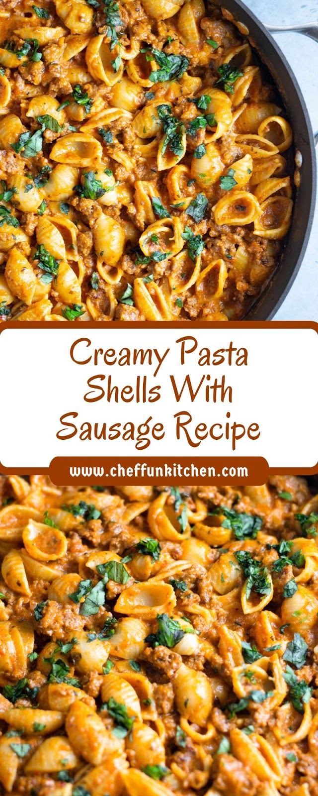 Creamy Pasta Shells With Sausage Recipe
