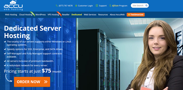 AccuWebHosting Dedicated Server