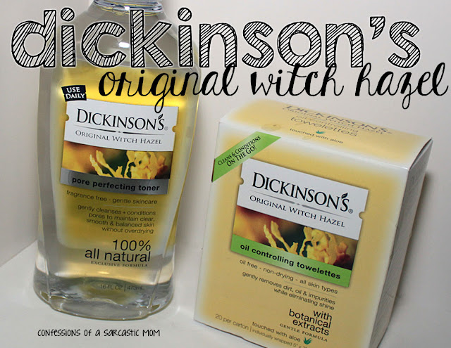 Dickinson's Witch Hazel Toner and Towelettes