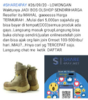 Bisnis share4pay penipuan