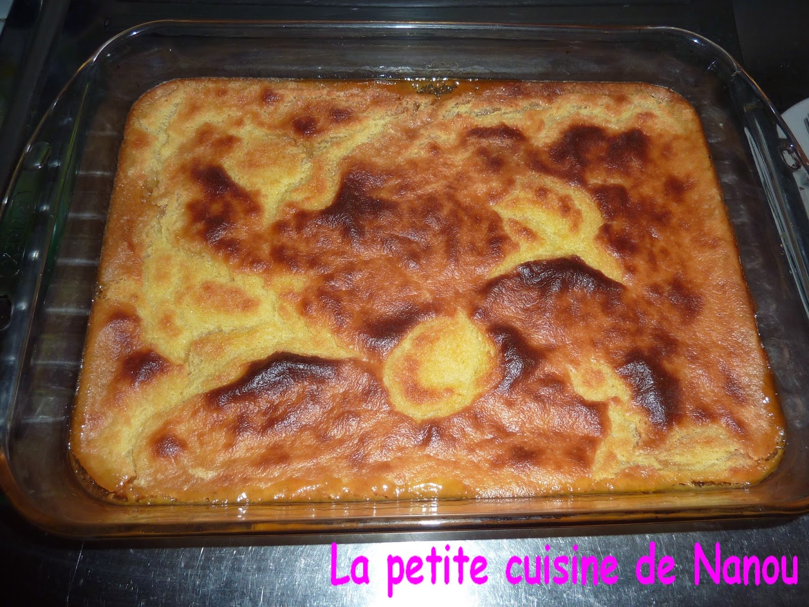 La Petite Cuisine De Nanou: Gratin de semoule au caramel de Mamie Joelle