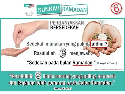 Bersedekah di Bulan Ramadhan